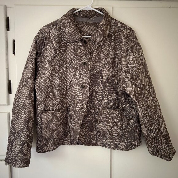 Vintage Quilted Silk Jacket - Picture 3 of 4